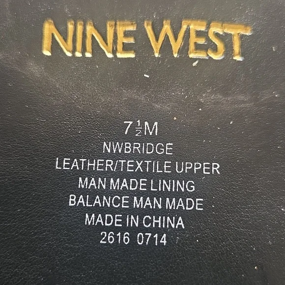 NINE WEST Womens Leather Boots - Picture 7 of 7